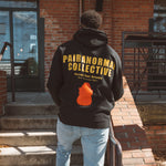 Initial Hoodie - Multi-Black